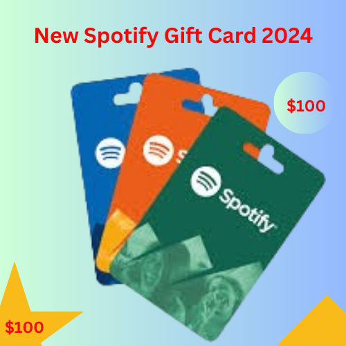 New Spotify Gift Card 2024